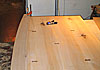 Knot Trestle Table: shaping